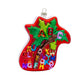 This fun-filled ornament features the iconic tree with all the alphabet letters from "Chicka Chicka Boom Boom." Viewed from front.